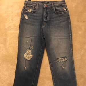 J Brand Distressed Jeans